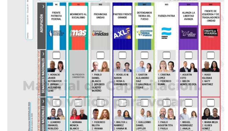 Recuerdan a los electores que deben completar las dos categorías de la BUP