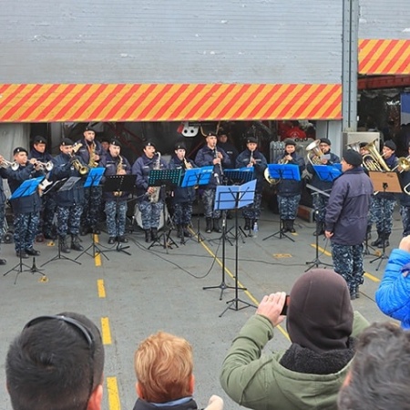 La Banda de Música del Área Naval Austral realizará una presentación en el Día del Himno Nacional Argentino
