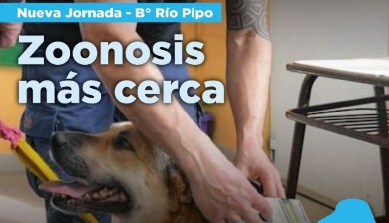 El Municipio realizará una nueva jornada "Zoonosis más cerca"en el barrio Río Pipo