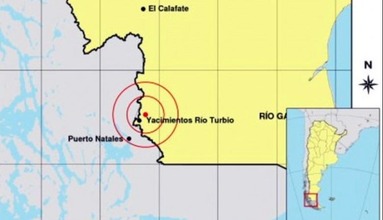 Un temblor sacudió la zona de Río Turbio en Santa Cruz