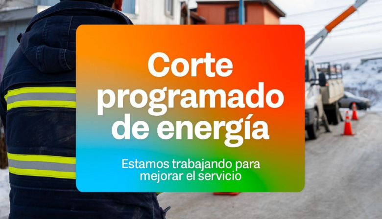 Cronograma de cortes programados del servicio eléctrico en Tolhuin