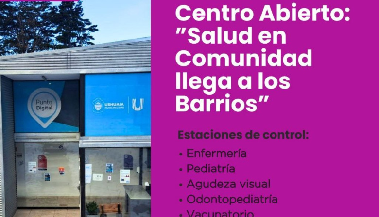 Centro abierto - "Salud en comunidad" en el SUM del Centro Comunitario KyD