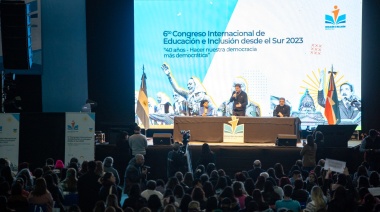 Melella inauguró el 6º Congreso Internacional de Educación e Inclusión desde el Sur