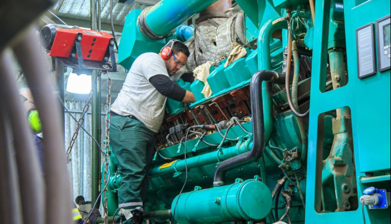 Concluyó con éxito la primera etapa de trabajos del sistema de generación eléctrica en la usina de Tolhuin