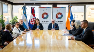 Urquiza recibió a una comitiva de funcionarios y diplomáticos de Croacia