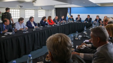 Melella participó de la reunión de gobernadores  con Sergio Massa