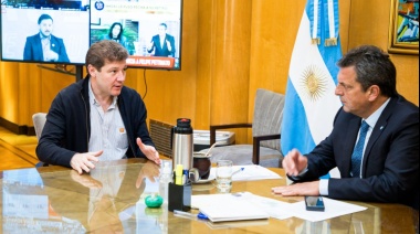 Melella se reunió con el ministro de economía de la Nación Sergio Massa