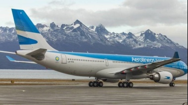 Aerolíneas Argentinas empezó a vender vuelos directos entre San Pablo y Ushuaia