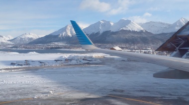 El aeropuerto de Ushuaia se encuentra operativo