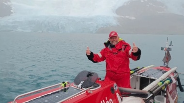 Un remero español unió Cabo de Hornos con la Antártida en 26 días