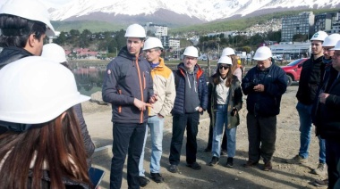 Funcionarios de Obras Públicas de Nación y del Banco de Desarrollo de América Latina recorrieron obras en Ushuaia