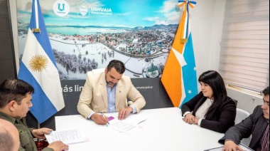 Ushuaia y Gendarmería firmaron un convenio de colaboración mutua