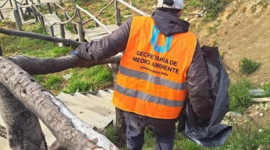 Se realizó una jornada de limpieza en el Valle de Andorra