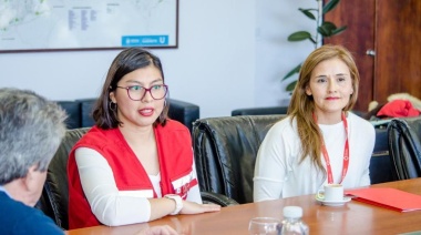Becerra se reunió con representantes de la Cruz Roja Ushuaia