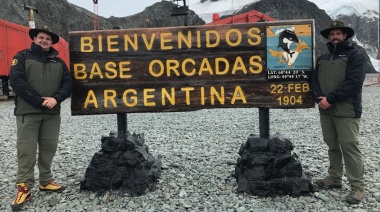 Guardaparques nacionales arribaron a la Base Conjunta Antártica Orcadas