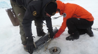 Guardaparques participan del estudio científico de plancton en la Antártida