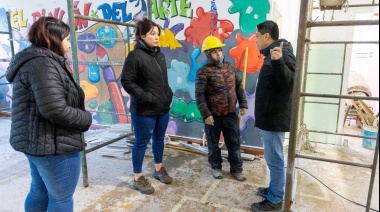 Jardín N°7 Ushuaia: "La obra se está haciendo con fondos propios y la decisión es avanzar con los trabajos"