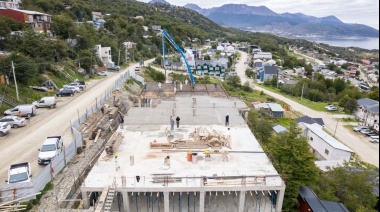 Avanza la construcción de la escuela N° 40 “María Elena Walsh” de Ushuaia