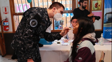 Personal del Área Naval Austral participó de una campaña de atención sanitaria