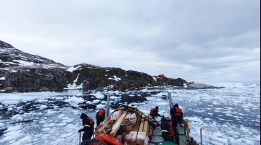 El ARA “Bahía Agradable” ejecuta la segunda etapa de la Campaña Antártica de Verano