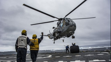 Un helicóptero de la Fuerza Aérea sufrió un incidente en la Antártida