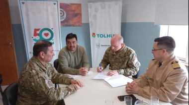 Avanza la instalación de la primera guarnición militar conjunta en Tierra del Fuego