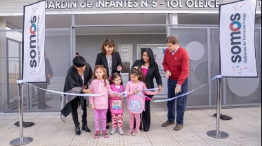 Inauguraron el Anexo del Jardín N°5 ‘Tol Olejce’ en Río Grande