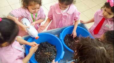 Jardines de infantes realizan actividades de educación ambiental y huerta escolar