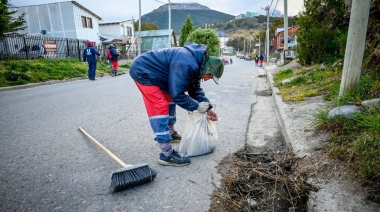 El Municipio realizó una nueva jornada de limpieza en el barrio Los Morros
