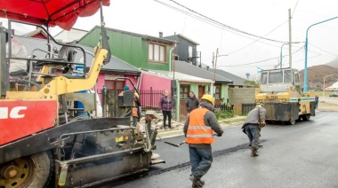 Iniciaron los trabajos de pavimentación en el barrio Gendarmería en las 640 Viviendas