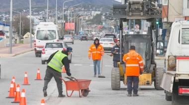 La Municipalidad inicio los trabajos de fresado de la Avenida Maipú