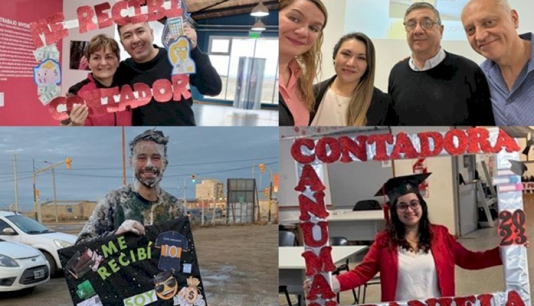 Cinco nuevos contadores públicos egresaron de la UNTDF