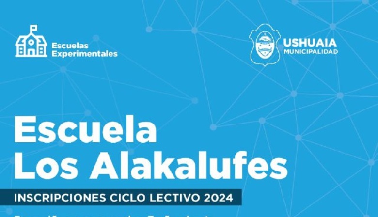 Se encuentran abiertas las inscripciones en la escuela experimental "Los Alakalufes"