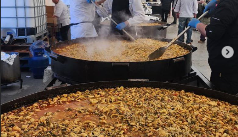 GDS Catering cocinará su tradicional paella para 15.000 personas