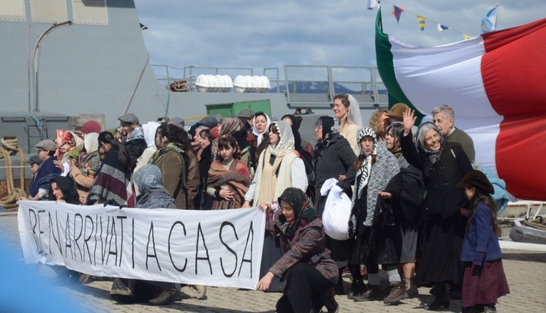 Ushuaia participó del homenaje al segundo grupo de inmigrantes italianos que llegó a la ciudad