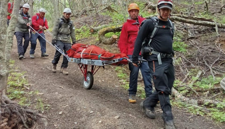 Siguen los rescates en los senderos de Ushuaia