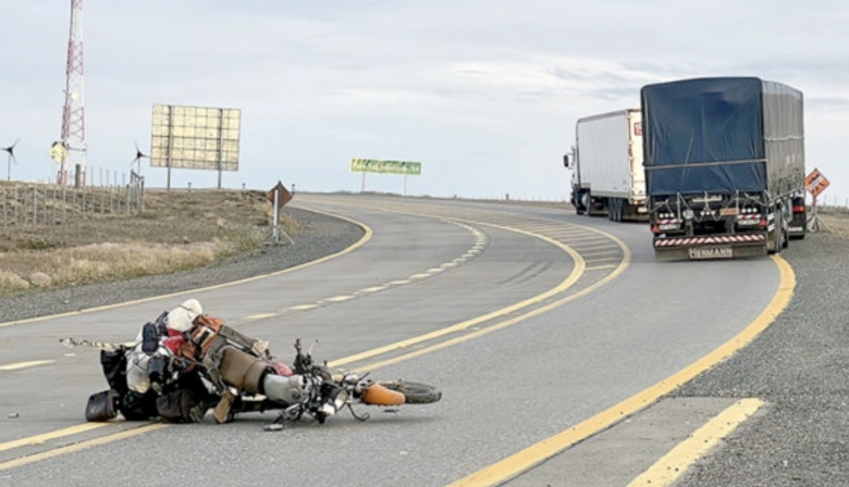 Trágica muerte de un motociclista argentino en la ruta chilena