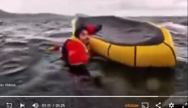 Susto en el Estrecho de Magallanes: hacía packrafting y fue tragado por una ballena que luego lo expulsó