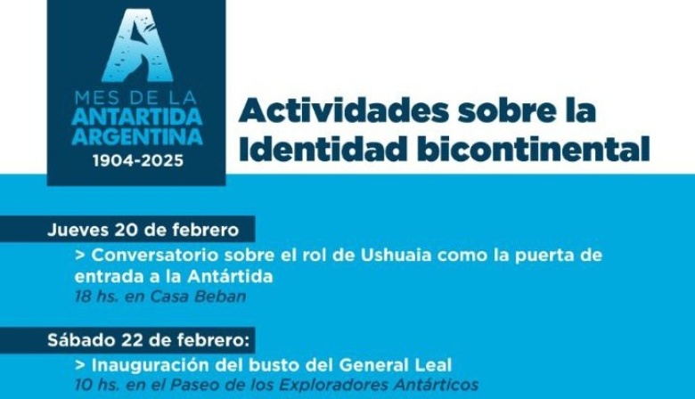 Ushuaia conmemora los 121 años de la presencia Argentina permanente e ininterrupida en la Antártida