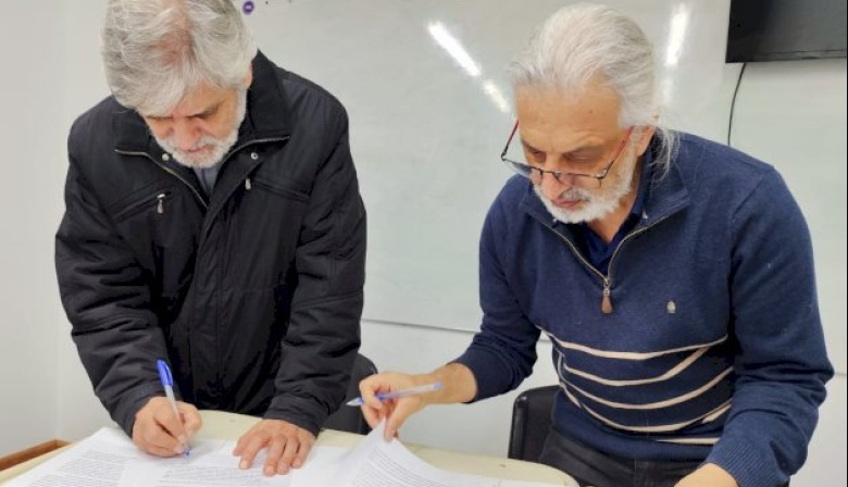 Filmus y el Rectorado de la UNTDF firmaron un plan de colaboración científica y académica