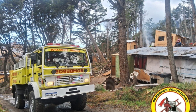 Principio de incendio Barrio Peniel 1