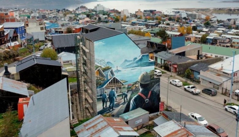 Mural de Ushuaia fue elegido como uno de los mejores del mundo