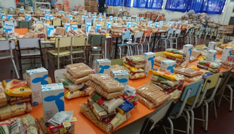 Cronograma de entrega de módulos alimentarios de comedores escolares durante el receso invernal 2025
