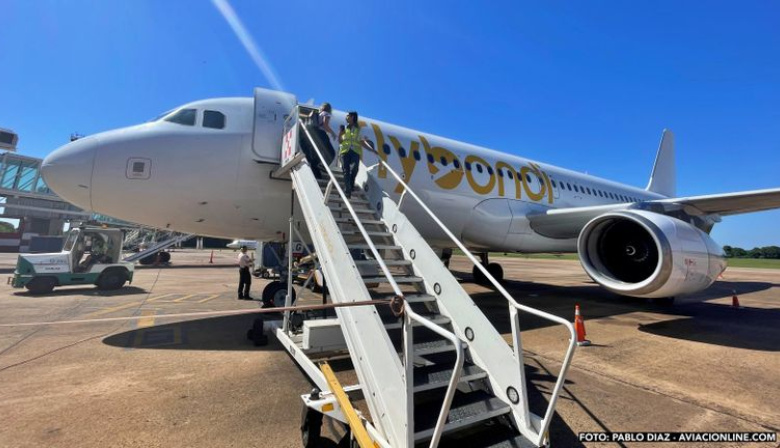 Flybondi incorpora el primer A320 de la temporada de verano 2025/2026