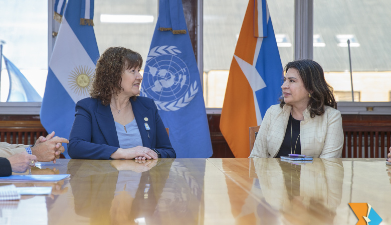 Referentes de la ONU fueron recibidos por la Vicegobernadora