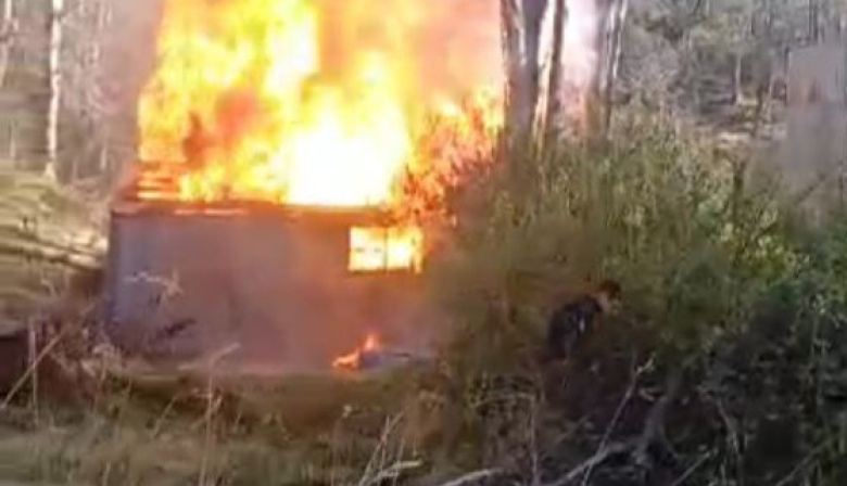 Un hombre resultó herido en un incendio cerca de la planta potabilizadora