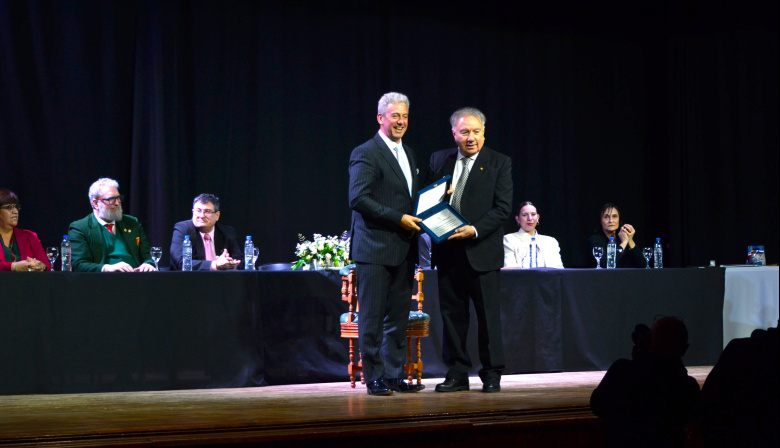 El Superior Tribunal de Justicia acompañó el homenaje al Ingeniero Mario Ferreyra