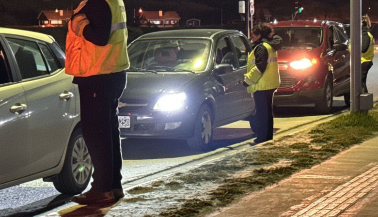 Continúan los controles de tránsito en la ciudad de Ushuaia