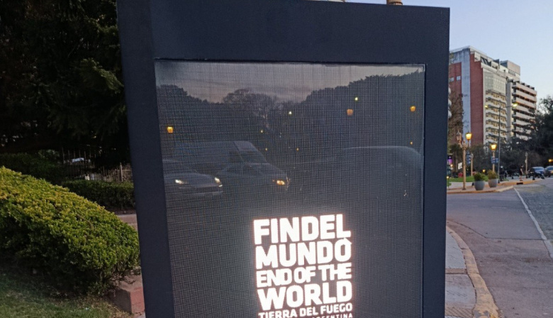 El INFUETUR promociona en Buenos Aires el destino Fin del Mundo con acciones en la vía pública