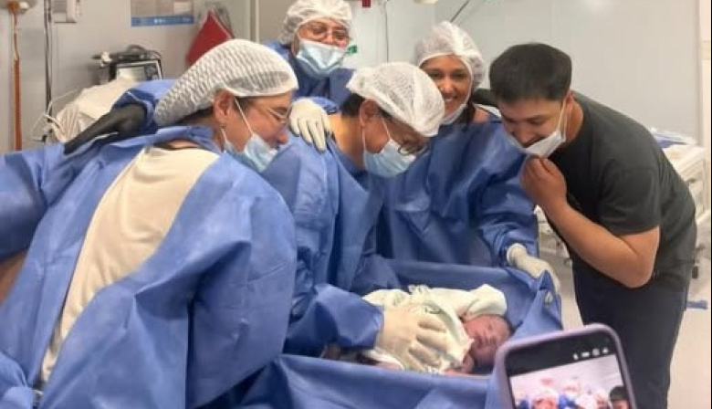 Histórico: nació el primer bebé en el Centro Modular de Tolhuin